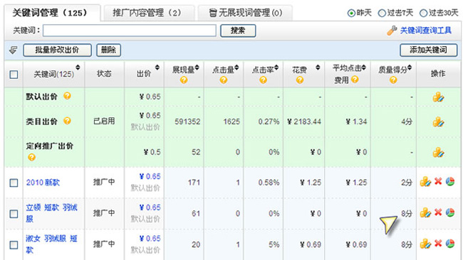 淘寶開(kāi)店流程之質(zhì)量得分排名2