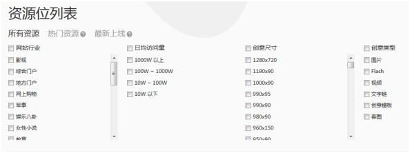 如何挑選鉆展資源位