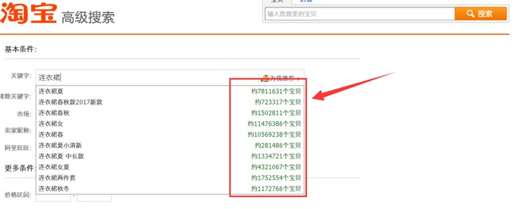 淘寶寶貝標題怎么寫搜索量高